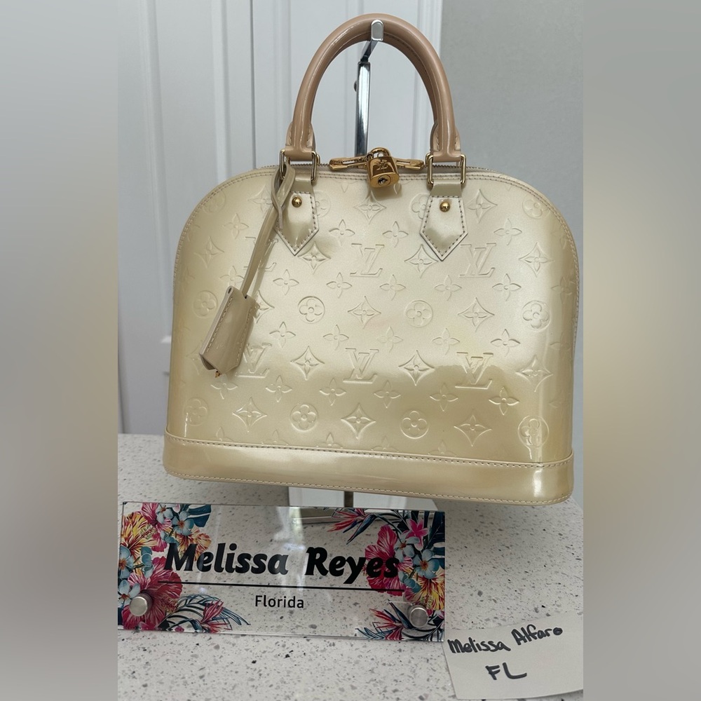 Louis Vuitton Vernis Alma Pm Monogram Doctor Bag
